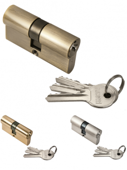 Цилиндры Цилиндр Rucetti ключ / ключ (60 мм) R60C AB Античная бронза